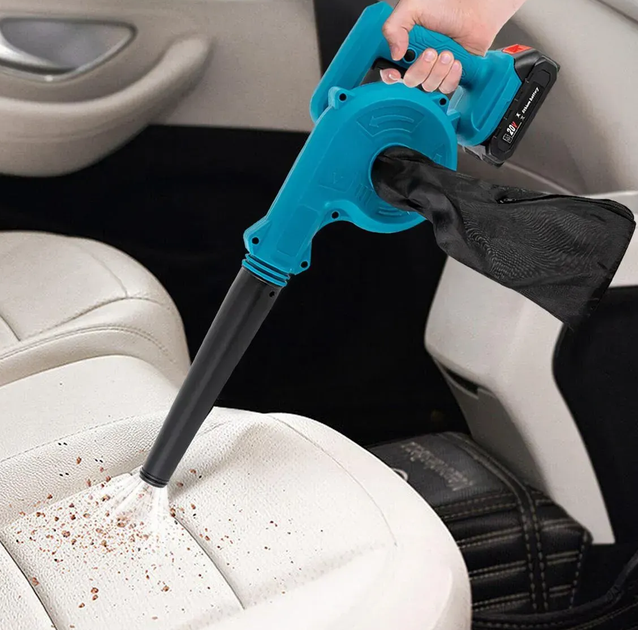 Повітродувка акумуляторна 3000 мАг, 2а акумулятори Machine for cleaning / Садовий пилосос / Дуйка для листя (L) - изображение 2