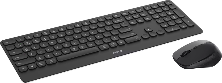 Zestaw bezprzewodowy Rapoo 9390M Multi-mode Black (6940056131355) - obraz 3