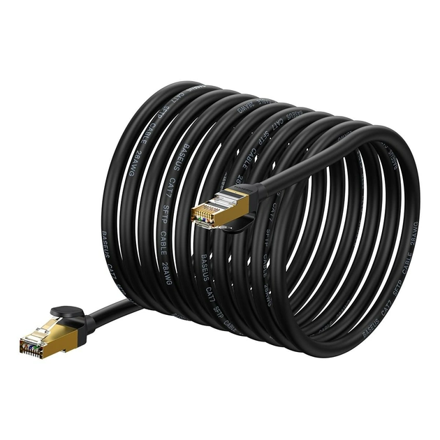 Кабель Baseus High Speed Seven Types of RJ45 10Gigabit Network Cable 20m Black (WKJS010901) - зображення 2