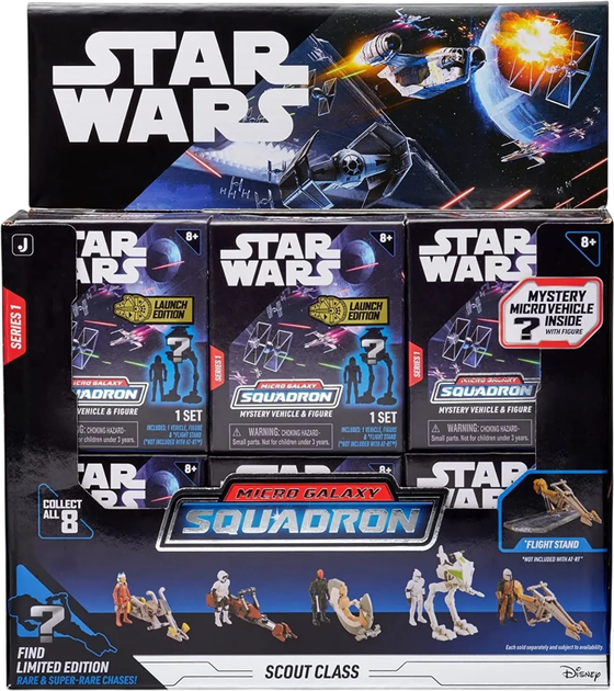 Игровая коллекционная фигурка-сюрприз Star Wars Blind Vehicle Транспорт и фигурка 5 см (SWJ0032) - Фото 2 Игровая коллекционная фигурка-сюрприз Star Wars Blind Vehicle Транспорт и фигурка 5 см (SWJ0032) - изображение 2