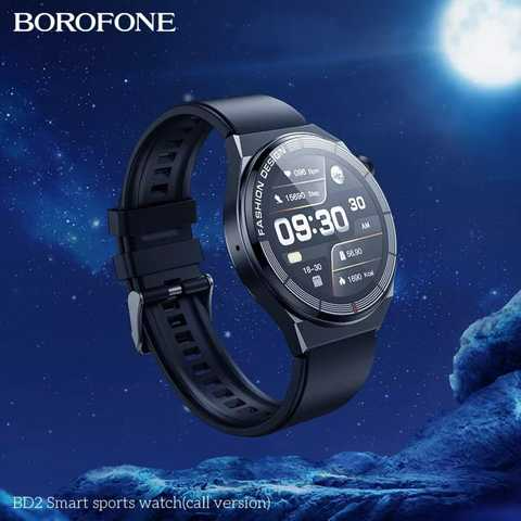 Смарт-годинник Borofone BD2 Smart sports watch(call version) black - Фото 3 Смарт-годинник Borofone BD2 Smart sports watch(call version) black - зображення 3