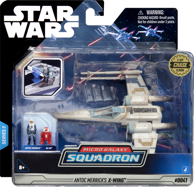 Игровая коллекционная фигурка Star Wars Medium Vehicle Транспорт и фигурка X-Wing (Blue 1) + Antoc Merric & R2-R9 12.5 см (SWJ0025) - Фото 7 Игровая коллекционная фигурка Star Wars Medium Vehicle Транспорт и фигурка X-Wing (Blue 1) + Antoc Merric & R2-R9 12.5 см (SWJ0025) - изображение 7