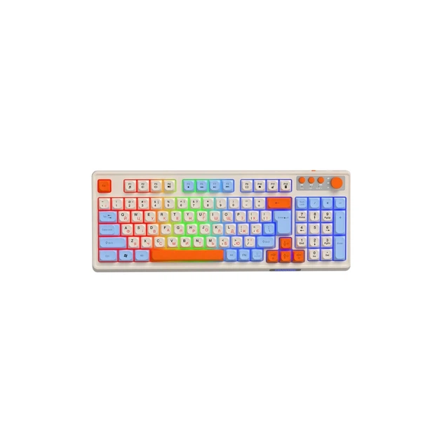 Клавіатура Maxxter KBGW-3C01-UA Wireless UA White (KBGW-3C01-UA) - Фото 1 Клавіатура Maxxter KBGW-3C01-UA Wireless UA White (KBGW-3C01-UA) - зображення 1