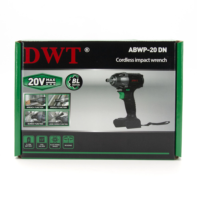 Аккумуляторный ударный гайковерт DWT ABWP-20 DN - изображение 8