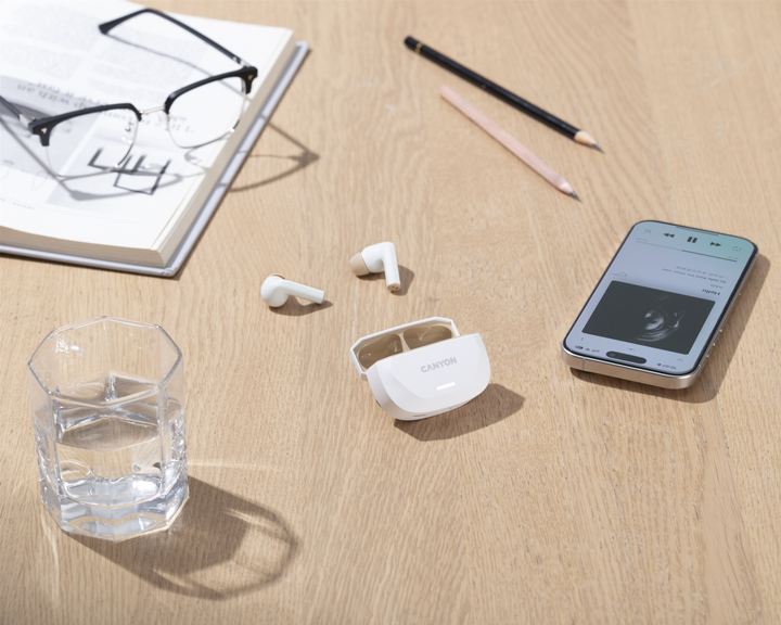 Навушники Canyon Hexagon 7 White (CNS-TWS7WB) - зображення 4