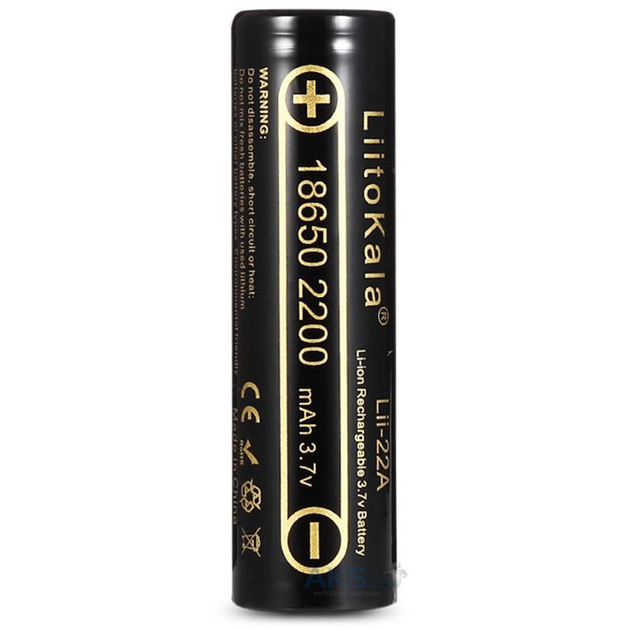 Аккумуляторная батарейка Liito Kala Lii-22A 18650 2200mah - Фото 2 Аккумуляторная батарейка Liito Kala Lii-22A 18650 2200mah - изображение 2