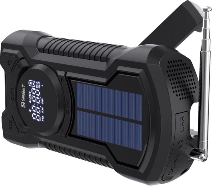 Radio Sandberg Survivor 421-03 All-in-1 Black (5705730421037) - obraz 3