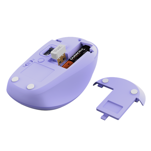 Бездротова миша TRUST Yvi+Compact Multi для ноутбука та ПК Purple - зображення 4