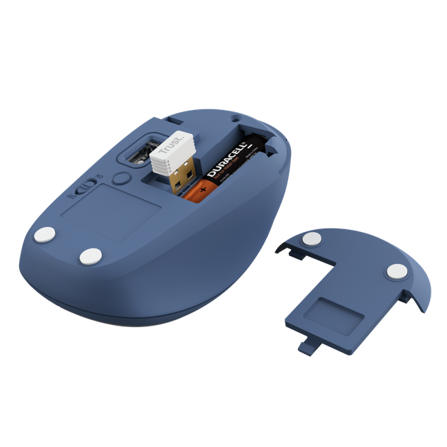 Беспроводная мышь TRUST Yvi+Compact Multi для ноутбука и ПК Blue - изображение 4