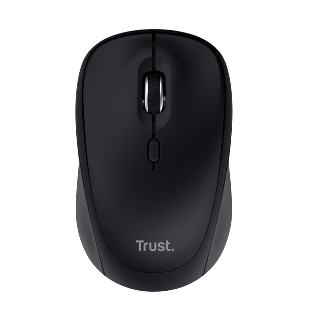 Беспроводная мышь TRUST Yvi+Compact Multi, универсальная, легкая и удобная для путешествий и работы, черная - Фото 2 Беспроводная мышь TRUST Yvi+Compact Multi, универсальная, легкая и удобная для путешествий и работы, черная - изображение 2
