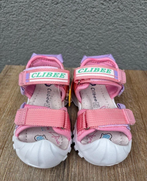 Босоніжки дитячі для дівчинки Clibee Pink/Purple 25 р, рожеві - Фото 2 Босоніжки дитячі для дівчинки Clibee Pink/Purple 25 р, рожеві - изображение 2