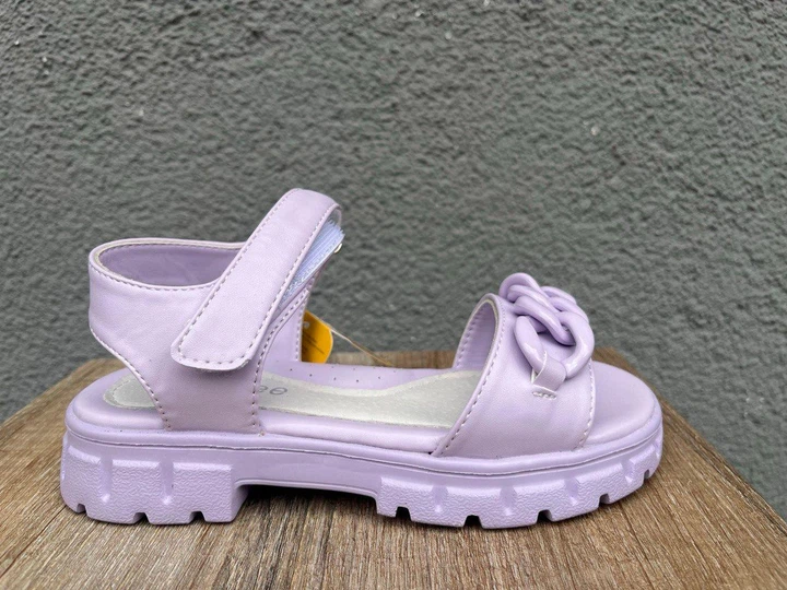 Босоніжки дитячі для дівчинки Clibee Purple II відкриті 31 р, фіолетовий - изображение 3