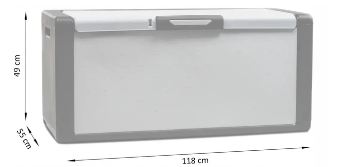 Садовий ящик скриня Keter Kis Titan Chest водонепроникний 118х55х49 см пластиковий (245102) - изображение 4