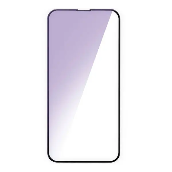 Защитное стекло Baseus 0.3mm Anti-Blue Light Tempered Glass для iPhone 13 13 Pro 2 шт (SGQP010401) - изображение 4