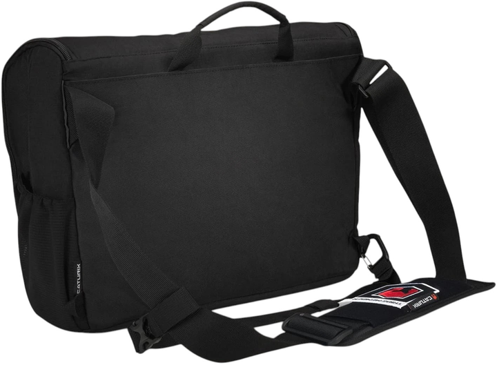 Torba na laptopa Dicota Caturix Curridur Eco Messenger 15.6" Black (CTRX-17) - obraz 1