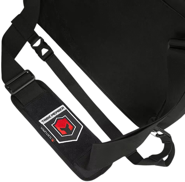 Torba na laptopa Dicota Caturix Curridur Eco Messenger 15.6" Black (CTRX-17) - obraz 2