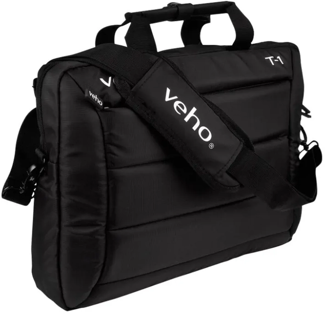 Torba na laptopa Veho T-1 Laptop Messenger Bag 15.6" Black (VNB-003-T1) - obraz 2