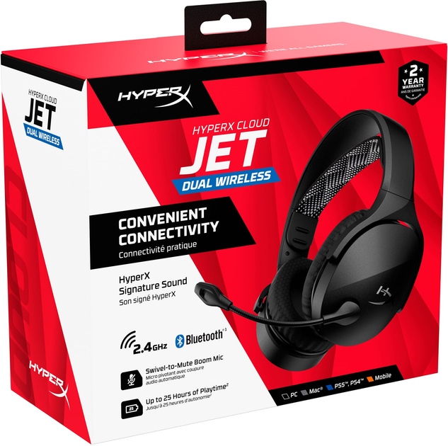 Навушники HyperX Cloud Jet Wireless Black (AJ0T1AA) - зображення 15