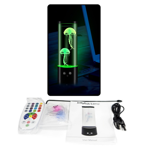 Світлодіодна лампа LEAN Toys з декоративними медузами працює від батарейок з USB - кабелем (5905991062844) - зображення 3
