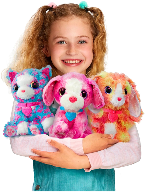 Zestaw Maskotek Little Live Pets Scruff-a-Luvs Neon Tajemniczy pluszak + Obroża z zawieszką + Grzebień + Certyfikat adopcji 1863-30177 (630996303238) - obraz 9
