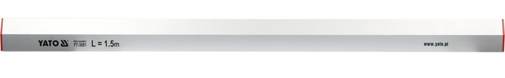 Łata murarska Yato 1.5 m trapezowa YT-3081 (5906083930812) - obraz 1