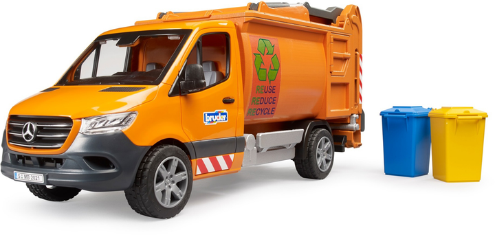 Сміттєвоз Bruder Mercedes-Benz Sprinter 2682 (4001702026820) - зображення 3
