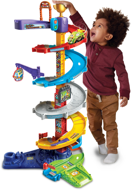 Tor samochodowy Vtech Tut Tut Baby Flitzer 2 w 1 turbo wieża 80-535004 (3417765350047) - obraz 3