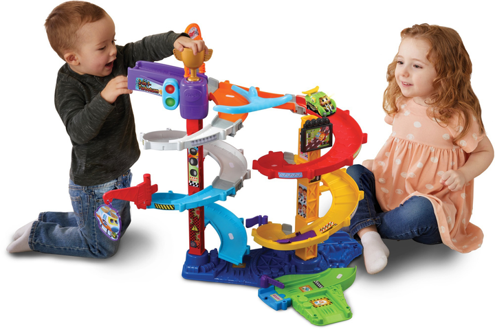 Tor samochodowy Vtech Tut Tut Baby Flitzer 2 w 1 turbo wieża 80-535004 (3417765350047) - obraz 4