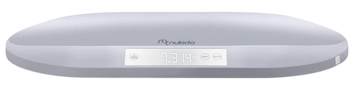 Waga dla niemowląt Ricokids Nukido NK-950 Szara (5903890623418) - obraz 1