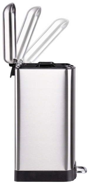 Kosz na śmieci Dirt Devil E9495 stalowy z pedałem 12 l (8711252494951) - obraz 4