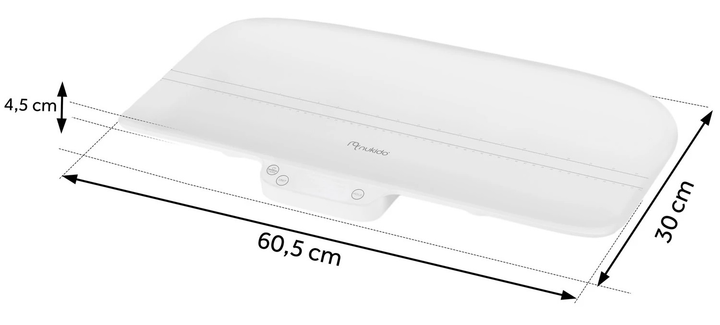 Waga dla niemowląt Ricokids Nukido NK-951 Biała (5903890623432) - obraz 2