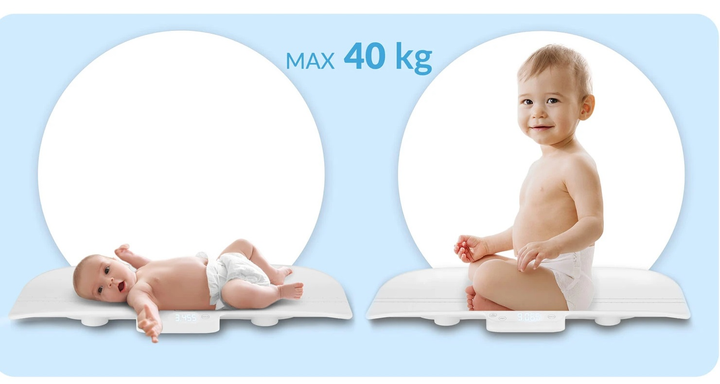 Waga dla niemowląt Ricokids Nukido NK-951 Biała (5903890623432) - obraz 7