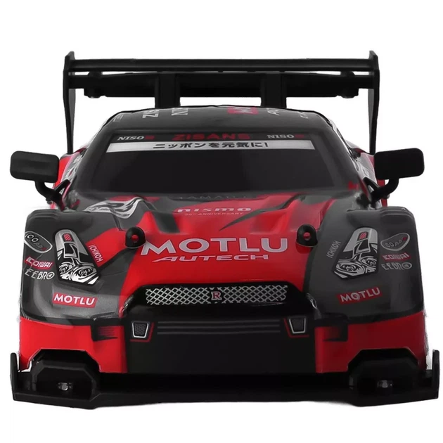 Машинка для дрифта на радиоуправлении Nissan GT-R (R35) - черный с красным - Фото 2 Машинка для дрифта на радиоуправлении Nissan GT-R (R35) - черный с красным - изображение 2