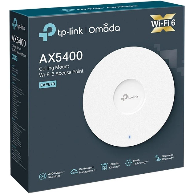 Точка доступа TP-Link EAP670 - Фото 6 Точка доступа TP-Link EAP670 - изображение 6