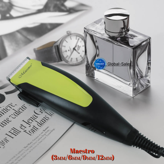 Машинка для стрижки Maestro MR-656C (MR-656C-GREEN) - Фото 1 Машинка для стрижки Maestro MR-656C (MR-656C-GREEN) - зображення 1