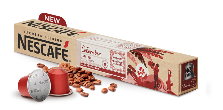 Кава в капсулах Nespresso Nescafé Colombia Farmers Origins 10 капсул - зображення 2