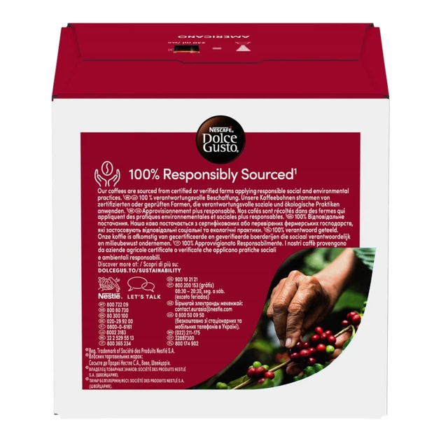 Набір кави в капсулах Nescafé Dolce Gusto Americano – 48 капсул - Фото 3 Набір кави в капсулах Nescafé Dolce Gusto Americano – 48 капсул - зображення 3