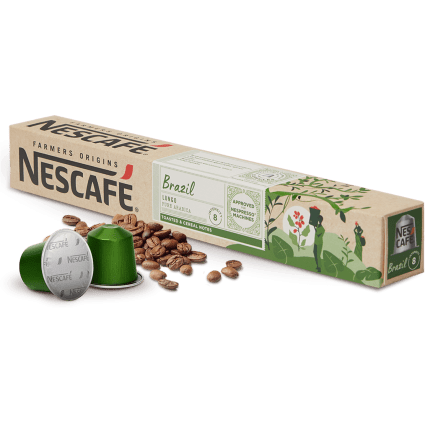 Кава в капсулах Nespresso Nescafé Brazil Farmers Origins 10 капсул - зображення 2