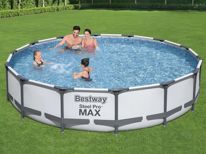 Basen stelażowy Bestway Steel Pro Max 427 x 84 cm 10 w 1 56595 (6942138933642) - obraz 7