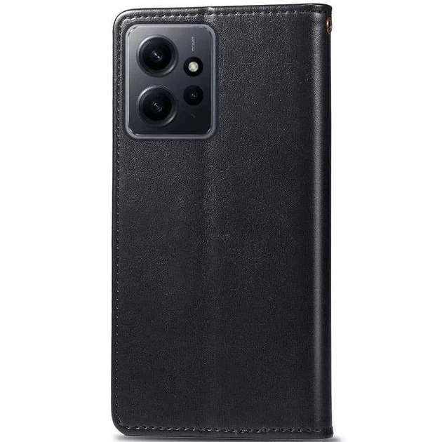 Кожаный чехол книжка GETMAN Gallant (PU) для Xiaomi Redmi Note 12S Black - Фото 2 Кожаный чехол книжка GETMAN Gallant (PU) для Xiaomi Redmi Note 12S Black - изображение 2