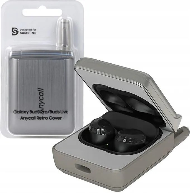 Etui Samsung Anycall Cover do Galaxy Buds Live / Buds Pro Gold (GP-FPR190HIBFW) - obraz 2
