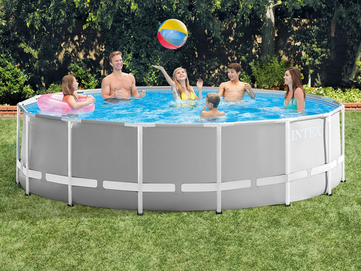 Каркасний басейн Intex 457 x 122 см 6 в 1 26726GN (16941057414383) - зображення 4