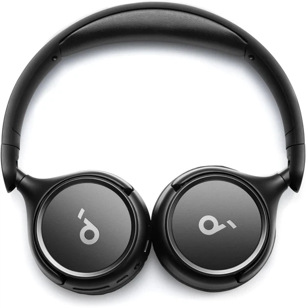 Навушники Anker Soundcore H30i, Bluetooth 5.3, 70H, 3.5 мм (mini-Jack), Multipoint, чорний - Фото 6 Навушники Anker Soundcore H30i, Bluetooth 5.3, 70H, 3.5 мм (mini-Jack), Multipoint, чорний - зображення 6