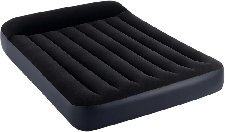 Надувний матрац Intex 191 x 137 x 25 см з поршневим насосом 64142 (5903890602208) - зображення 3