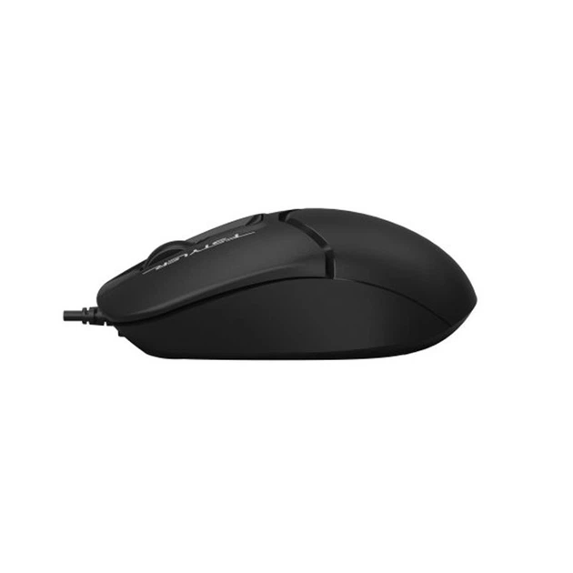 Мышка проводная компьютерная A4Tech Fstyler FM12ST 1200dpi бесшумная с адаптером USB-C и 8 жестами Black - Фото 4 Мышка проводная компьютерная A4Tech Fstyler FM12ST 1200dpi бесшумная с адаптером USB-C и 8 жестами Black - изображение 4
