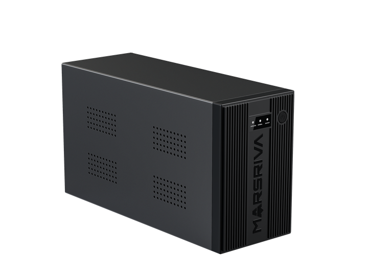 Источник бесперебойного питания (ИБП) Marsriva MR-UF1500 | 1500VA, с AVR для стабилизации напряжения, защита ПК и электроники - Фото 1 Источник бесперебойного питания (ИБП) Marsriva MR-UF1500 | 1500VA, с AVR для стабилизации напряжения, защита ПК и электроники - изображение 1