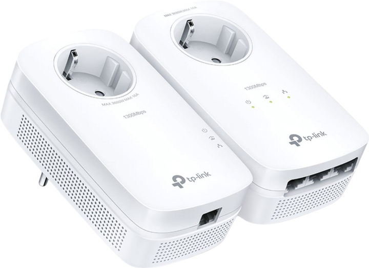 Zestaw gigabitowych adapterów TP-Link Powerline AV1300 3/1 Gigabit (TL-PA8033P KIT) - obraz 2