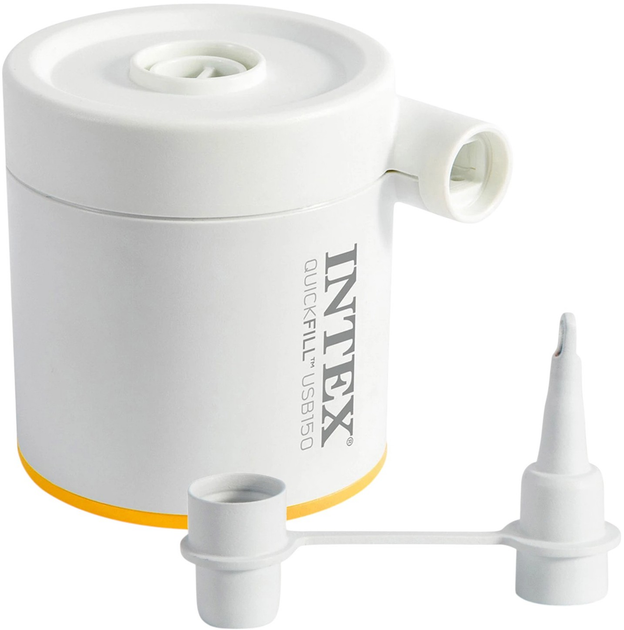 Надувний матрац Intex 191 x 99 x 30 см з електричним насосом 64177 (6941057425955) - зображення 6