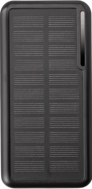 Powerbank SBS Solar Power Bank 10000 mAh 10 W Black (TTBB10000SK) - obraz 1