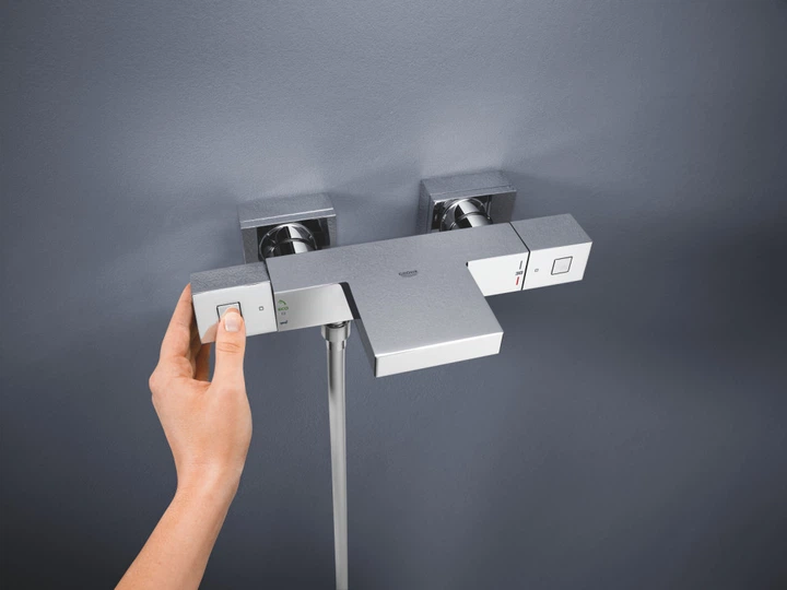 Змішувач для ванни з термостатом Grohe Grohtherm Cube (34497000) - изображение 8